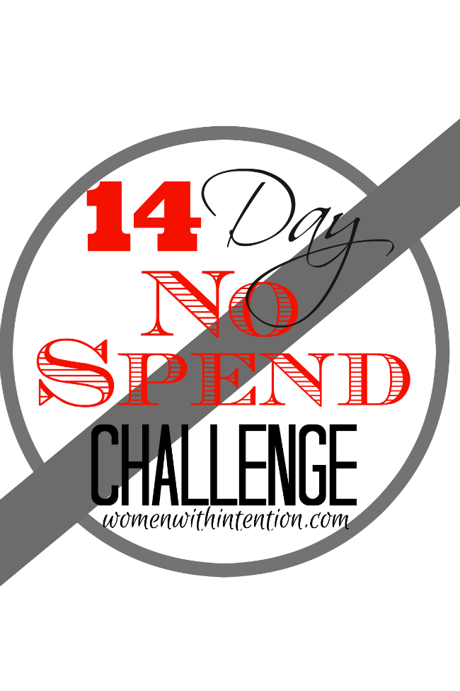14 Day No Spending Challenge