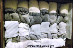 organized socks