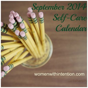 September 2014 Self-Care Calendar