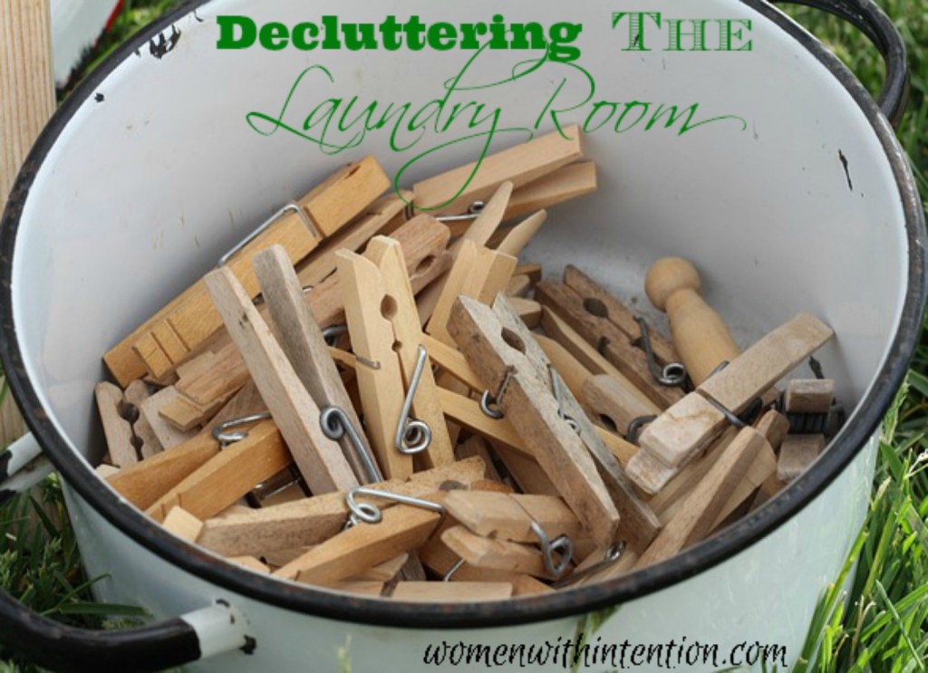 Decluttering The Laundry Room