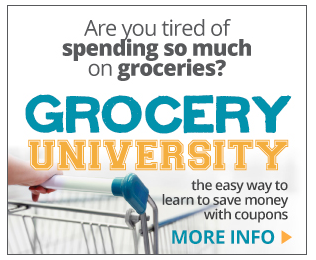 TODAY ONLY – Grocery University is only $4.97 (50% off)!!