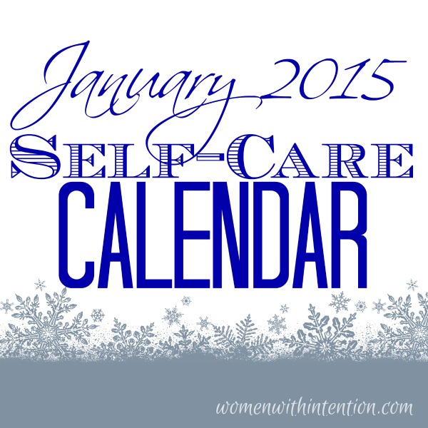 January 2015 Self-Care Calendar