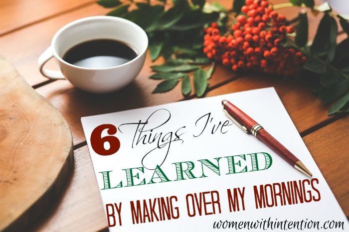 Are you tired of lost keys, a cranky family, and missing homework? By making over my mornings I've been able to find time for me. Here's what I've learned: