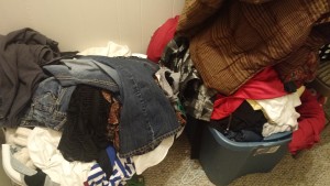 These were all KonMari'd out of my closet! This alone saved a ton of room in my closet!
