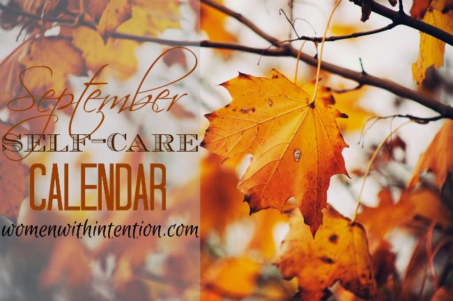 September 2015 Self-Care Calendar