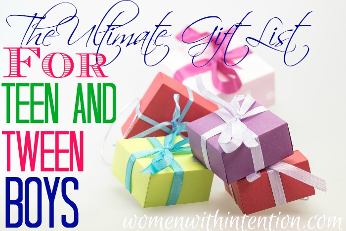 Does shopping for teen and tween boys have you confused and frustrated? No worries! Here is the Ultimate Gift List For Teen And Tween Boys!