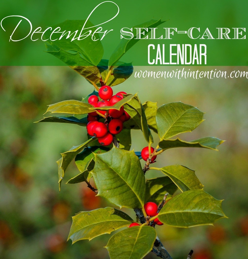 December 2015 Self-Care Calendar