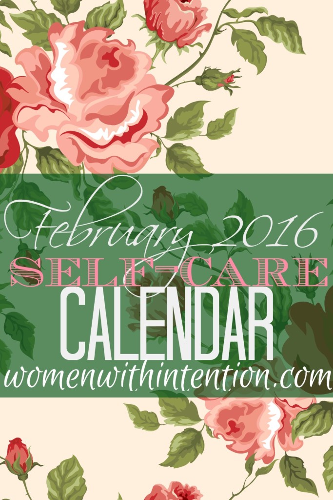 February 2016 Self-Care Calendar
